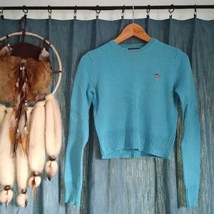Light Blue Polo Sweater